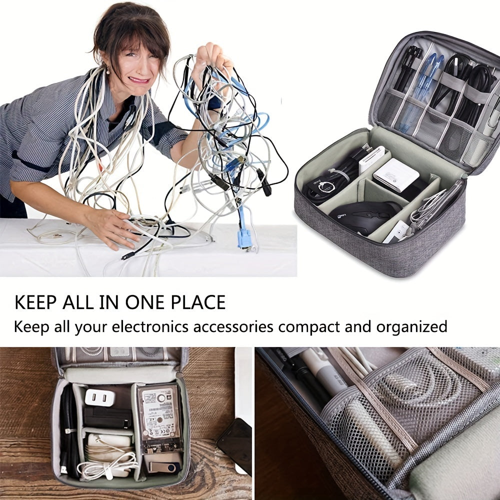 Electronics Organizer Travel Cable  Bag (Waterproof )